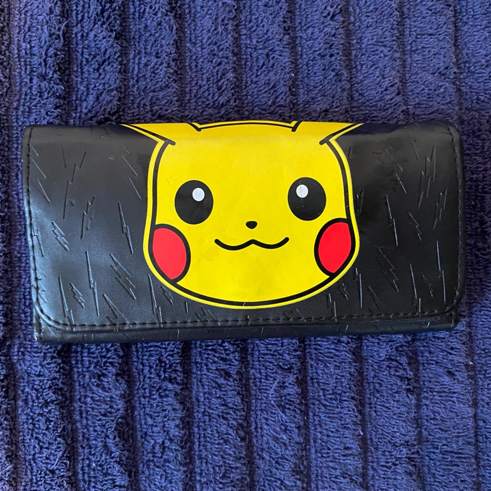Pikachu Leather Trifold Wallet